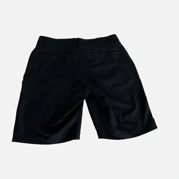 Under Armour Women’s Fitted Shorts Size 4 HeatGear Black Flat Front Pockets Golf - Picture 6 of 10